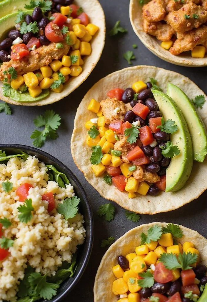 28 Chicken Meal Prep Recipes for the Whole Week - 9. Chicken Taco Meal Prep