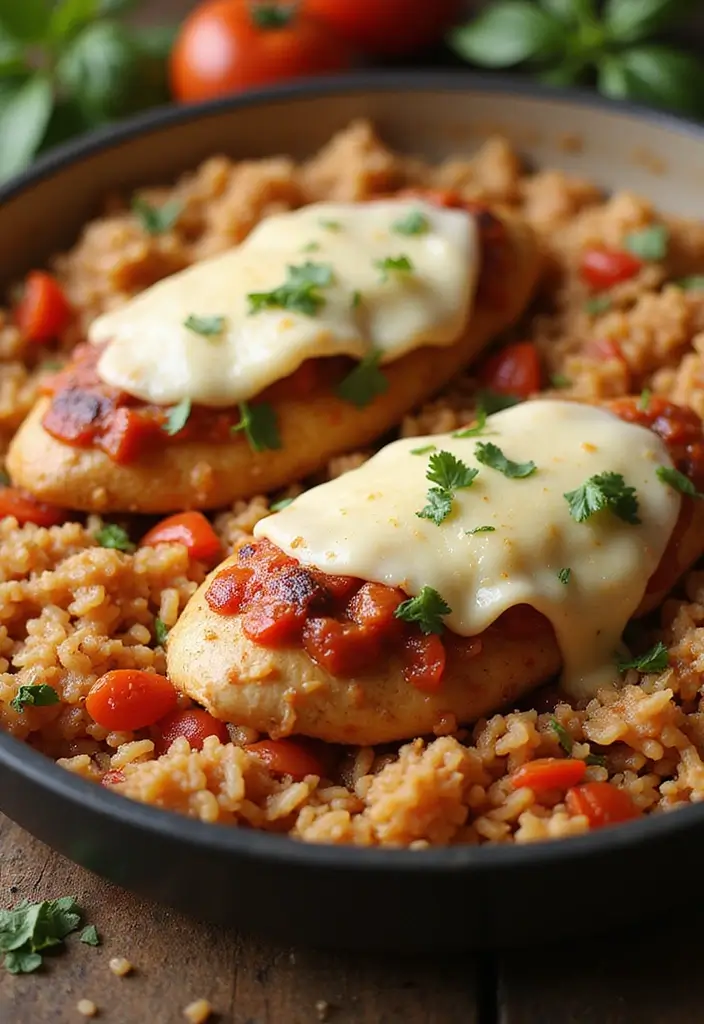 28 Chicken Rice Recipes for Simple Weeknight Meals - 11. Baked Italian Chicken and Rice