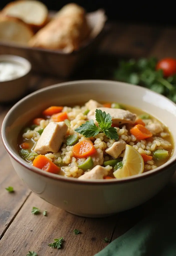 28 Chicken Rice Recipes for Simple Weeknight Meals - 8. Chicken and Vegetable Rice Soup