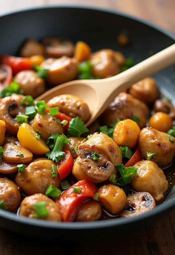 28 Chicken Skillet Recipes for Quick Family Meals - 10. Chicken and Mushroom Stir Fry