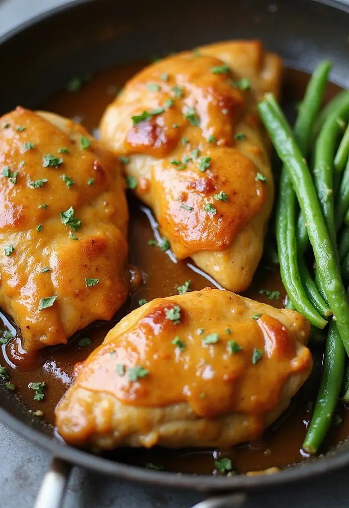 28 Chicken Skillet Recipes for Quick Family Meals - 6. Honey Mustard Chicken Skillet
