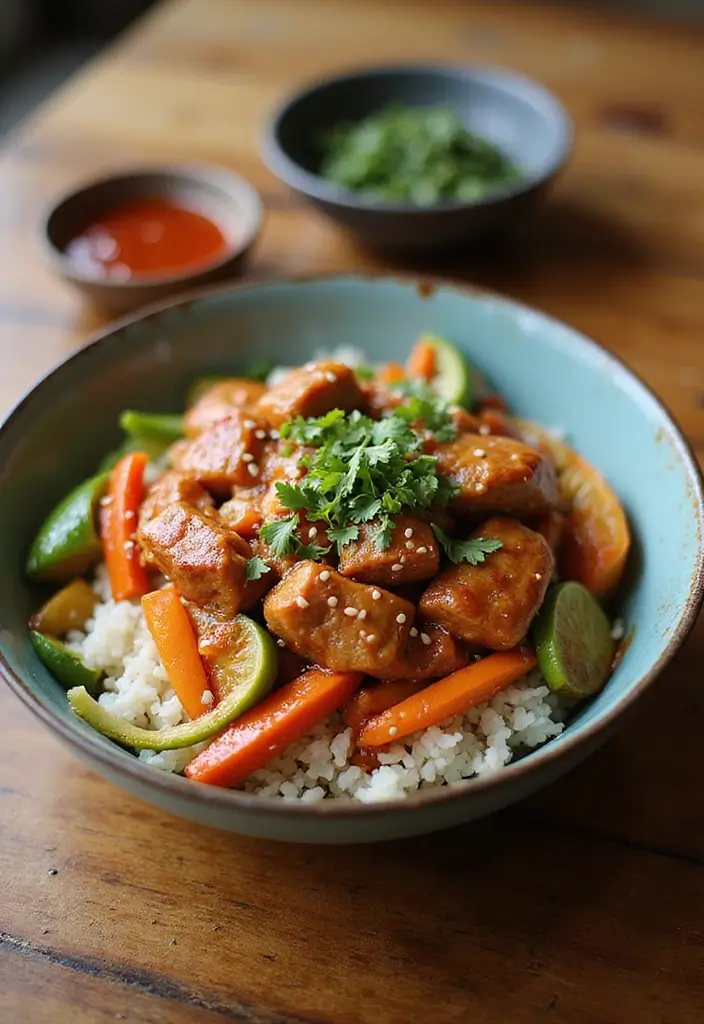 28 Easy Ground Pork Recipes to Try This Week - 2. Spicy Pork Stir-Fry