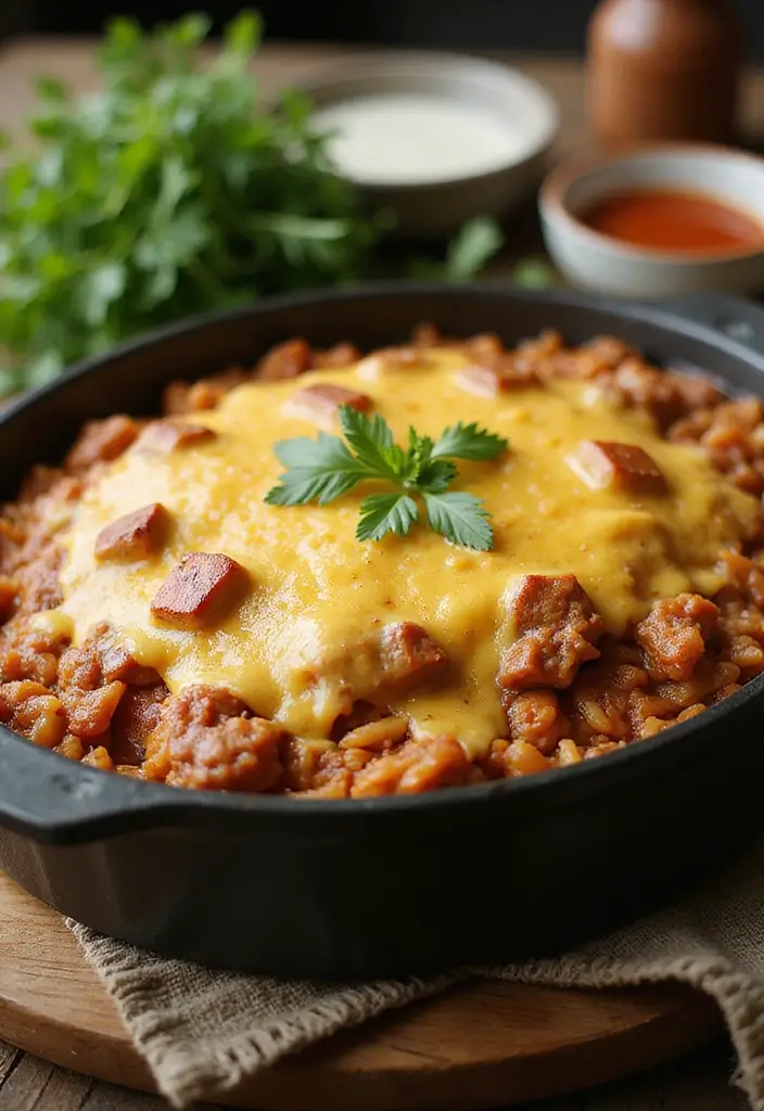 28 Easy Ground Pork Recipes to Try This Week - 5. One-Pan Pork and Rice Casserole