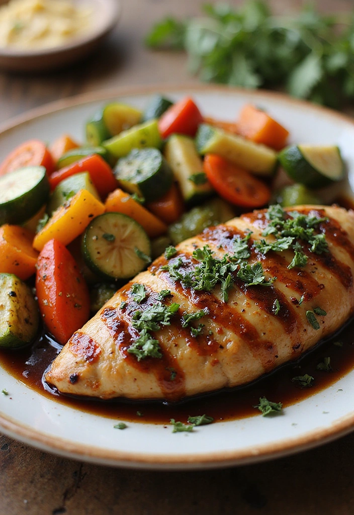 28 Easy Meat Dinner Recipes for Everyday Cooking - 14. Balsamic Glazed Chicken