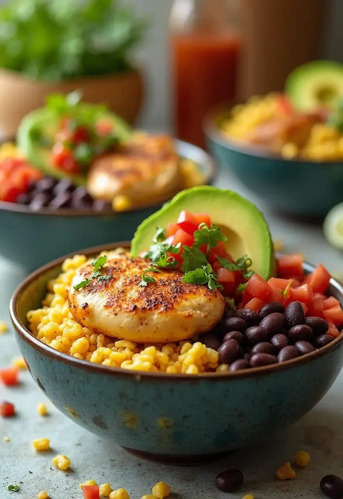 28 Easy Meat Dinner Recipes for Everyday Cooking - 28. Chipotle Chicken Burrito Bowls