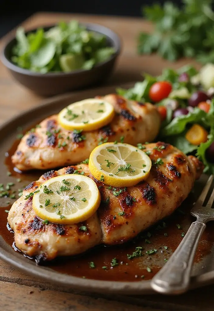28 Easy Meat Dinner Recipes for Everyday Cooking - 5. Lemon Herb Grilled Chicken