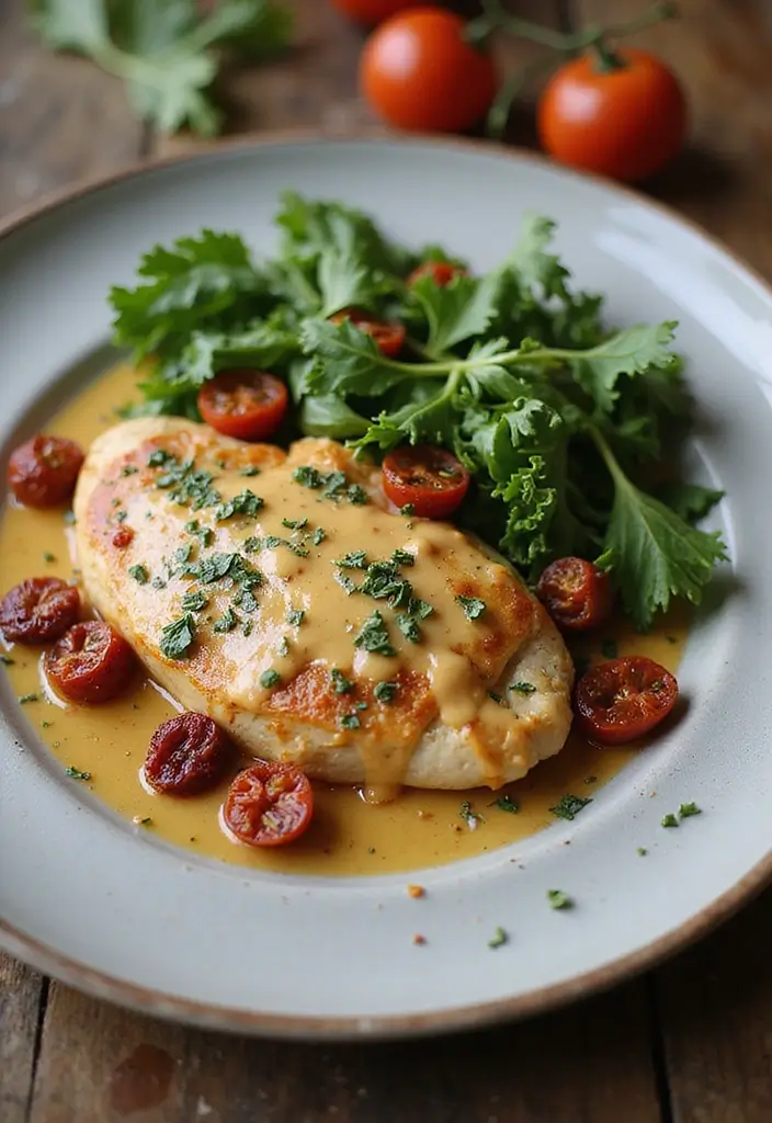 28 Easy Meat Dinner Recipes for Everyday Cooking - 8. Creamy Tuscan Chicken