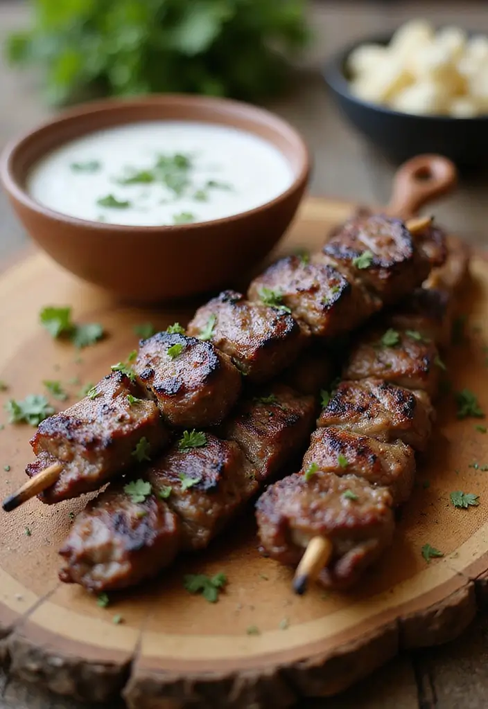 28 Healthy Beef Recipes That Don’t Compromise on Taste - 12. Beef Kebab with Tzatziki Sauce