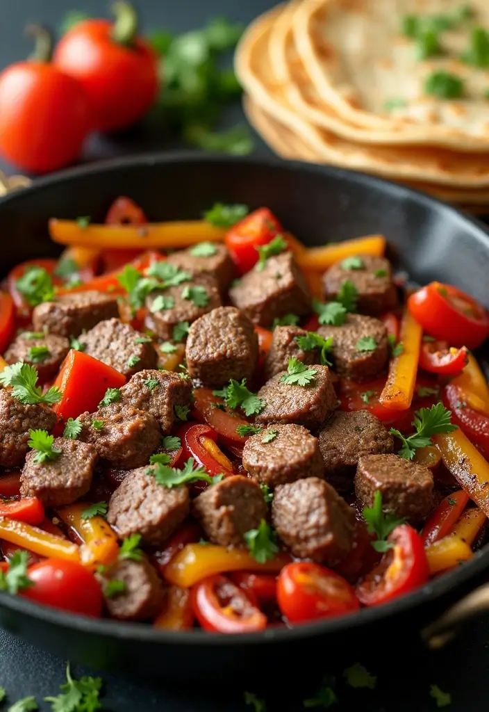 28 Healthy Beef Recipes That Don’t Compromise on Taste - 25. Beef Fajitas with Peppers and Onions