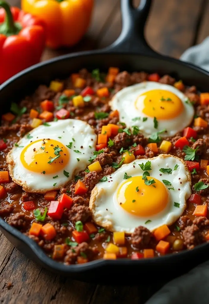 28 Healthy Beef Recipes That Don’t Compromise on Taste - 7. Spicy Beef and Sweet Potato Hash