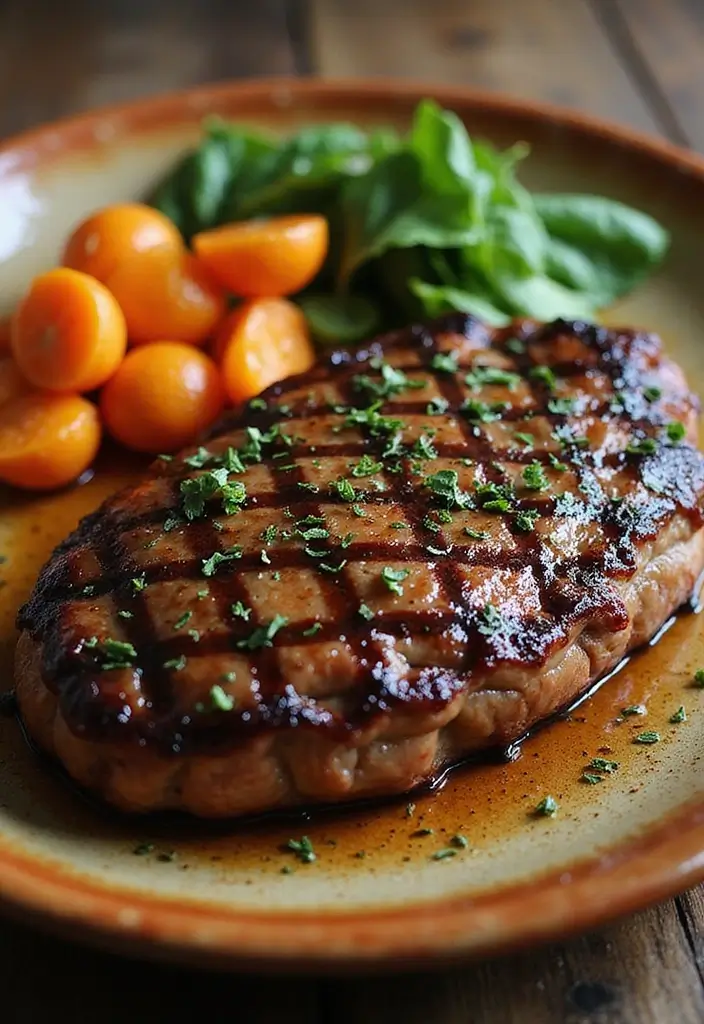 28 Healthy Steak Recipes Under 500 Calories - 14. Honey Mustard Steak Glaze