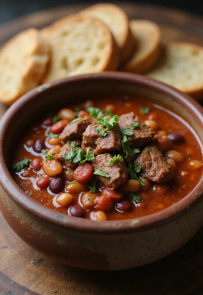 28 Healthy Steak Recipes Under 500 Calories - 25. Steak and Bean Chili