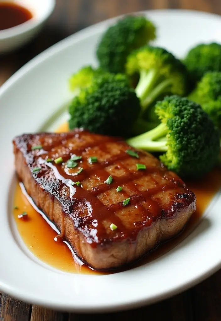 28 Healthy Steak Recipes Under 500 Calories - 4. Teriyaki Steak with Broccoli