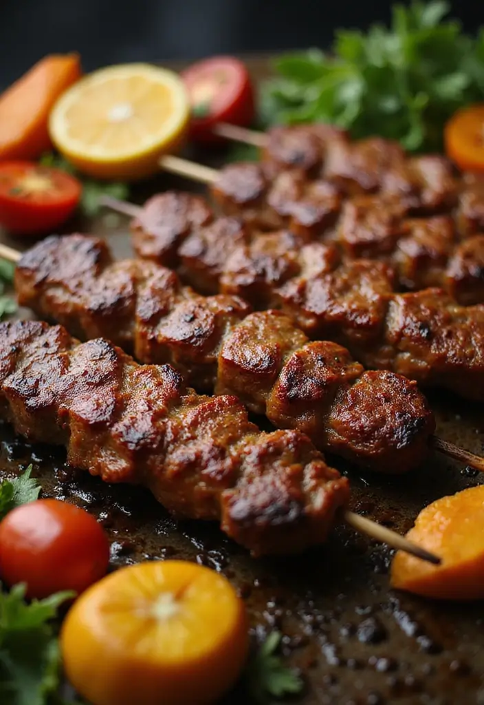 28 Low-Carb Beef Recipes for a Balanced Diet - 5. Spicy Beef Skewers