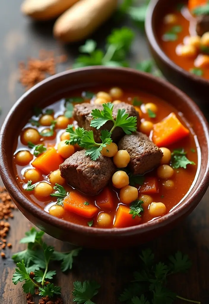 28 Meat Soup Recipes That Warm You Up - 14. Moroccan Lamb Soup