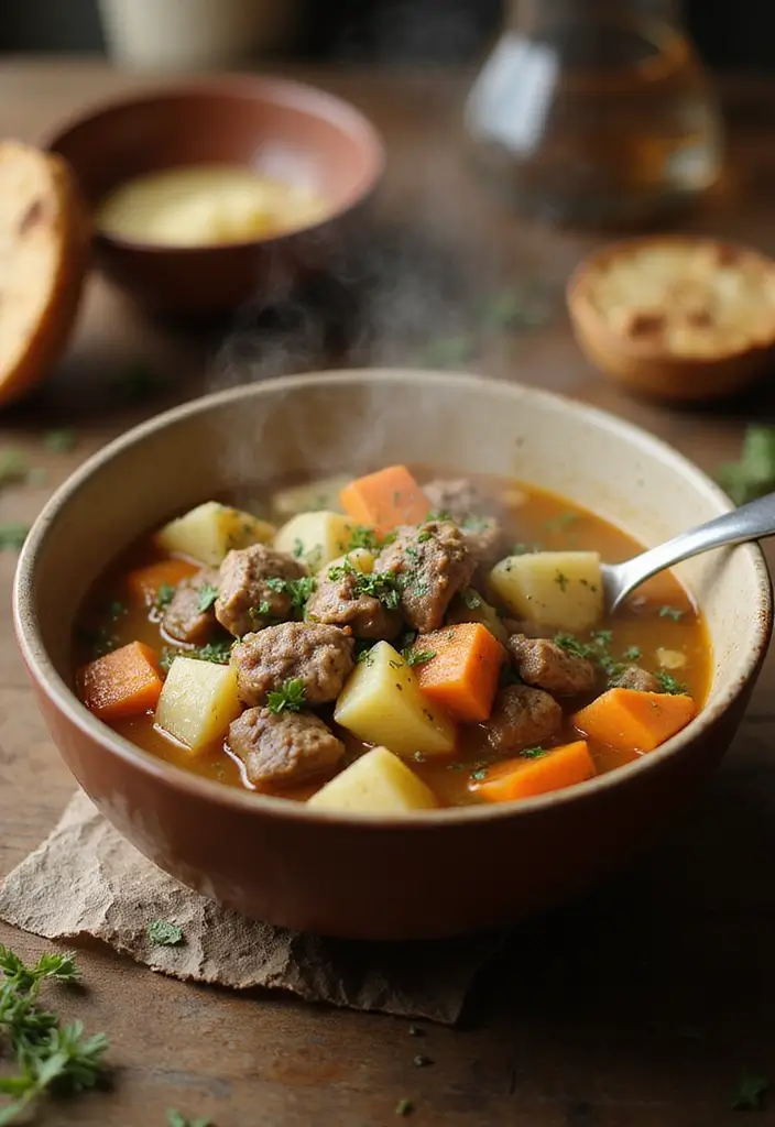 28 Meat and Potato Recipes That Satisfy Every Craving - 16. Meat and Potato Soup