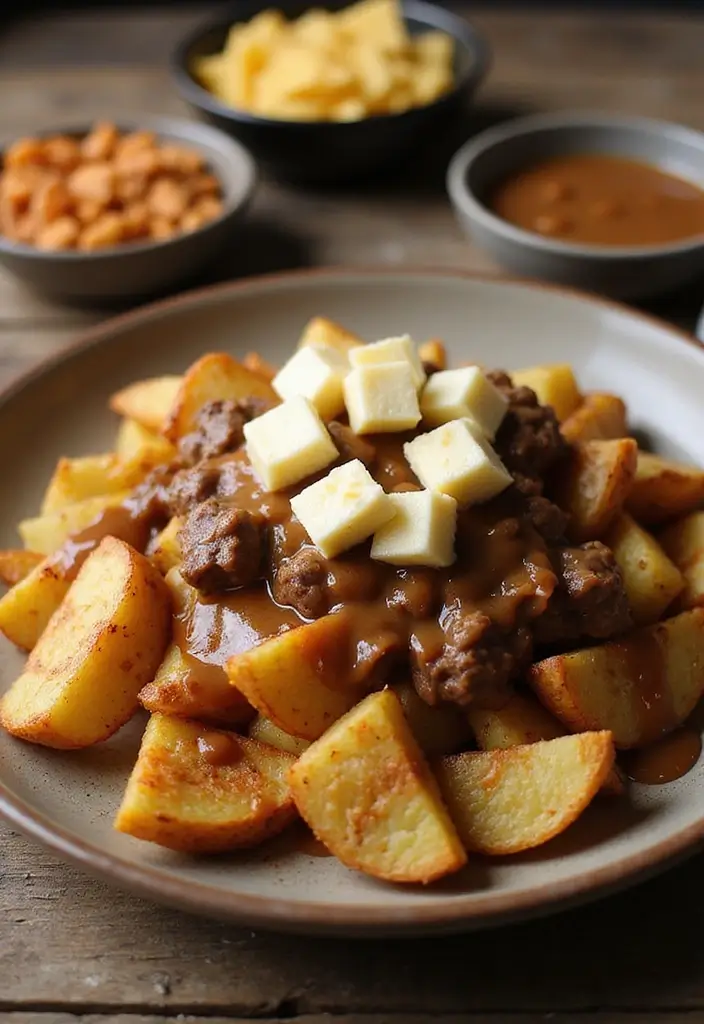 28 Meat and Potato Recipes That Satisfy Every Craving - 25. Potato and Beef Poutine