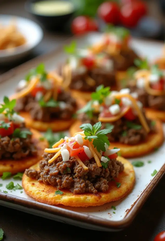 28 Meat and Potato Recipes That Satisfy Every Craving - 26. Beef and Potato Tostadas