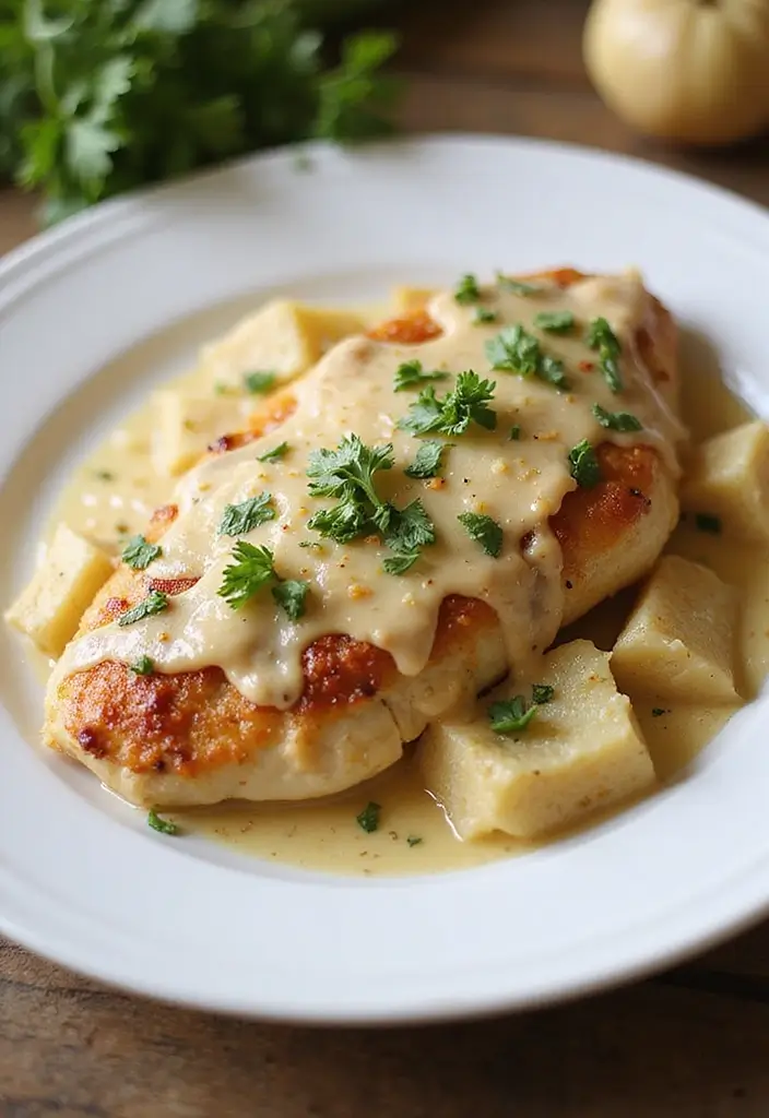 28 One-Pan Chicken Recipes That Save Time and Dishes - 2. Creamy Garlic Parmesan Chicken