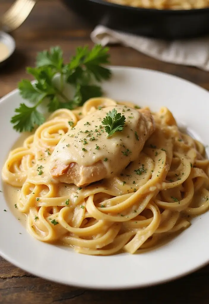 28 One-Pan Chicken Recipes That Save Time and Dishes - 8. One-Pan Chicken Alfredo