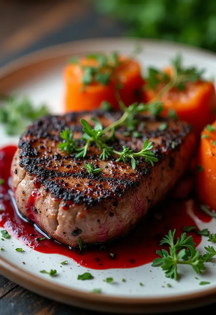 28 Pan-Seared Steak Recipes for Perfect Crusts - 13. Peppercorn Crusted Steak