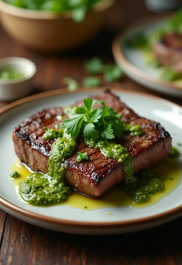 28 Pan-Seared Steak Recipes for Perfect Crusts - 5. Chimichurri Steak