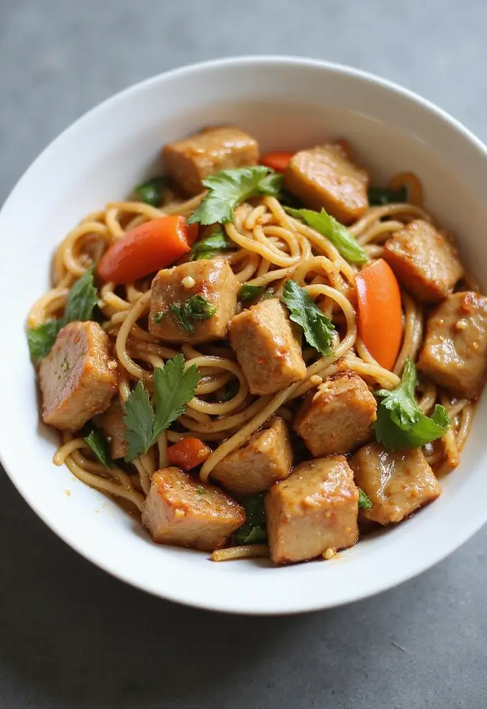 28 Pork Noodle Recipes for Cozy Evenings - 5. Pork and Noodle Stir-Fry