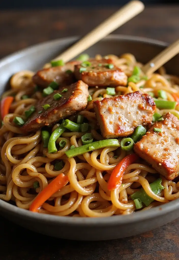 28 Pork Noodle Recipes for Cozy Evenings - 9. Teriyaki Pork Noodles