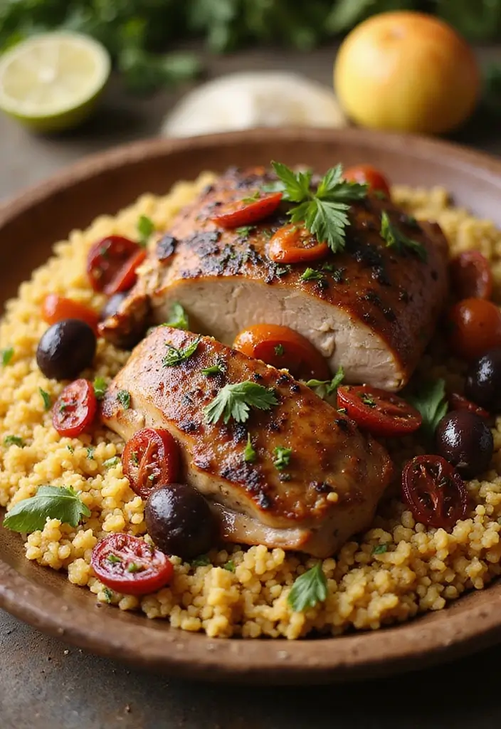 28 Pork Roast Recipes That Impress at Family Gatherings - 17. Mediterranean Pork Roast with Olives
