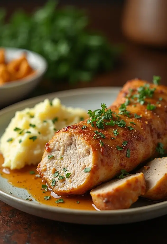 28 Pork Roast Recipes That Impress at Family Gatherings - 18. Garlic Parmesan Pork Roast