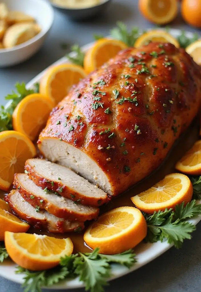 28 Pork Roast Recipes That Impress at Family Gatherings - 24. Orange Glazed Pork Roast