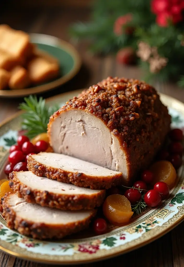28 Pork Roast Recipes That Impress at Family Gatherings - 27. Pork Roast with a Maple Pecan Crust
