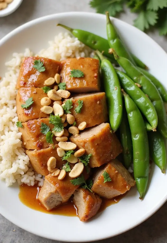 28 Pork Tenderloin Recipes Full of Flavor - 19. Thai Peanut Pork Tenderloin