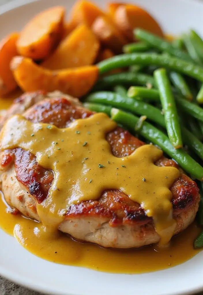28 Pork Tenderloin Recipes Full of Flavor - 3. Spicy Mustard Glazed Pork Tenderloin