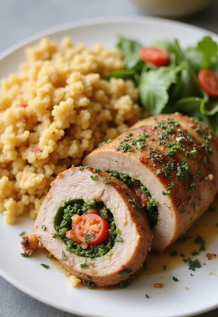 28 Pork Tenderloin Recipes Full of Flavor - 7. Mediterranean Stuffed Pork Tenderloin