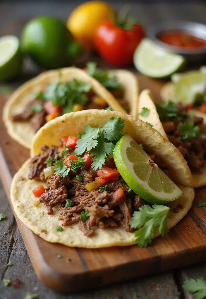 28 Shredded Beef Recipes Perfect for Tacos and Sandwiches - 1. Classic Slow Cooker Shredded Beef Tacos
