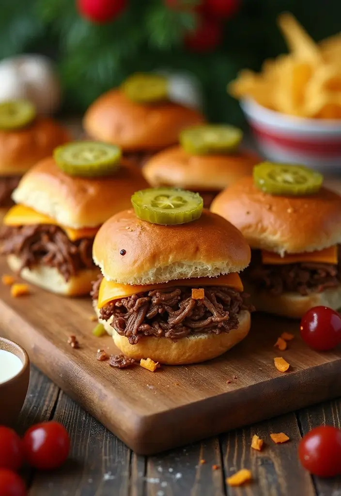 28 Shredded Beef Recipes Perfect for Tacos and Sandwiches - 15. Shredded Beef Sliders