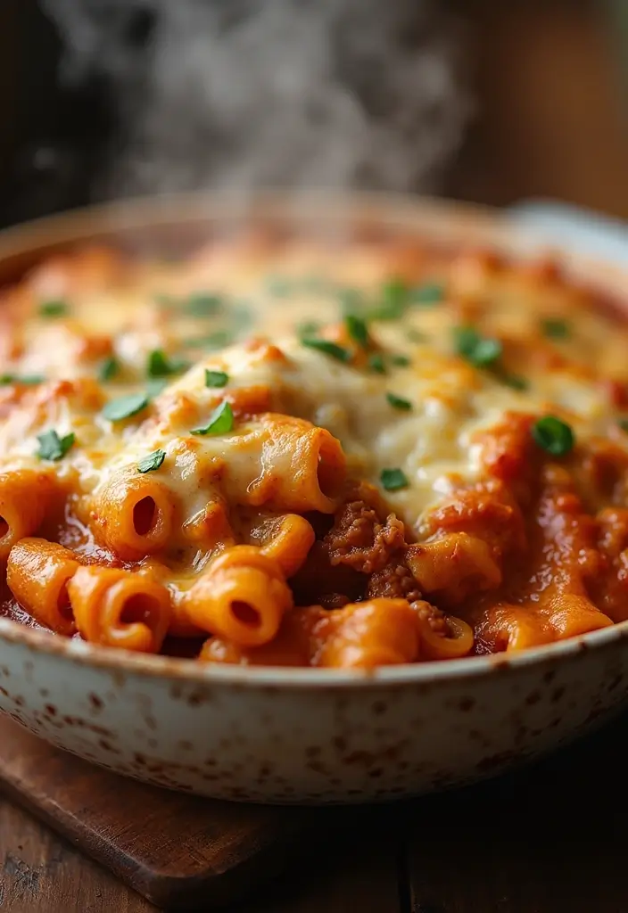 28 Shredded Beef Recipes Perfect for Tacos and Sandwiches - 19. Shredded Beef Pasta Bake