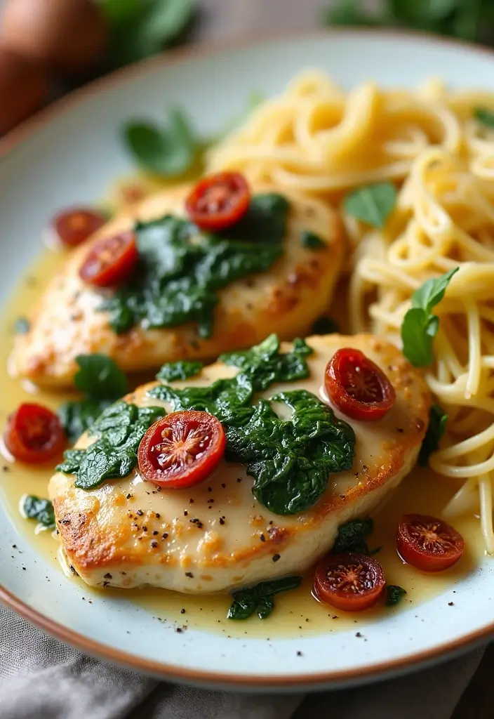 28 Slow Cooker Meat Recipes That Melt in Your Mouth - 16. Creamy Tuscan Chicken