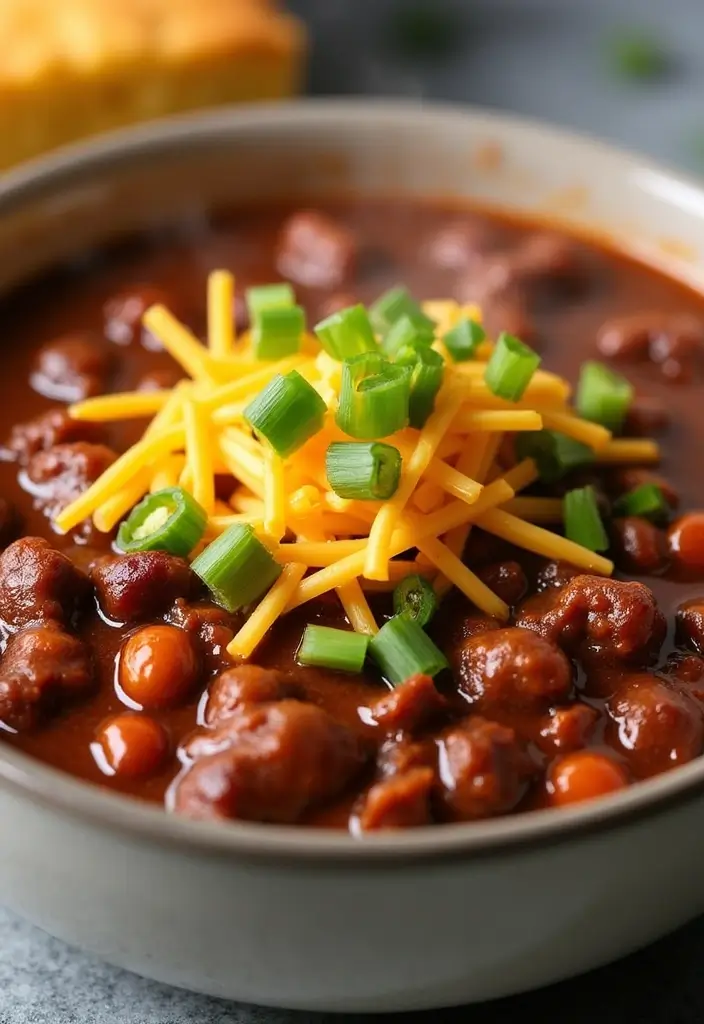 28 Slow Cooker Meat Recipes That Melt in Your Mouth - 17. Beef Chili