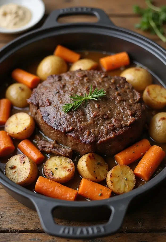 28 Slow Cooker Meat Recipes That Melt in Your Mouth - 20. Beef Pot Roast