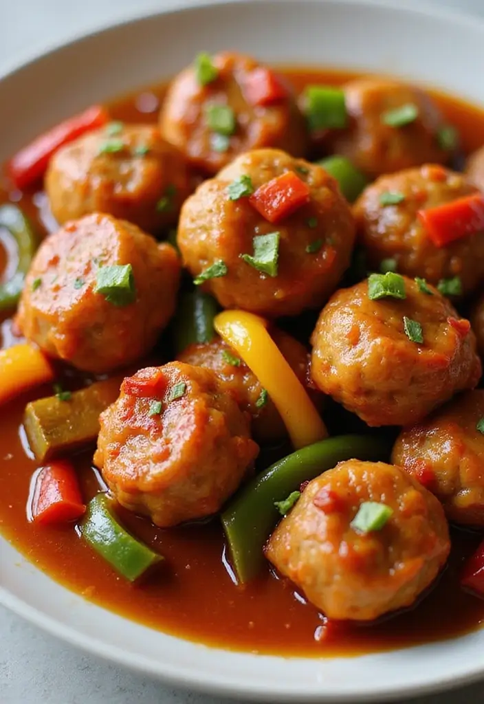 28 Slow Cooker Meat Recipes That Melt in Your Mouth - 5. Sweet and Sour Meatballs