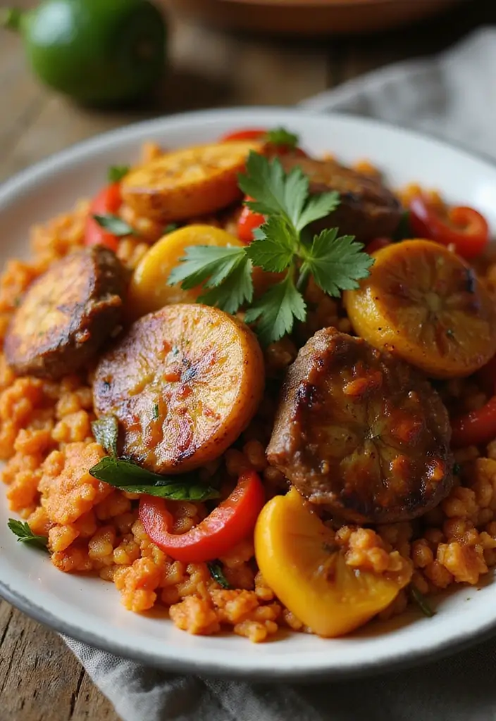 28 Steak Breakfast Recipes to Start Strong - 14. Spicy Steak and Plantain Hash