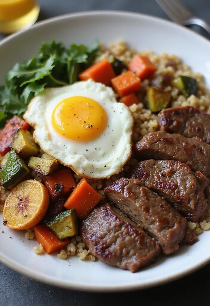 28 Steak Breakfast Recipes to Start Strong - 21. Classic Steak Breakfast Bowl