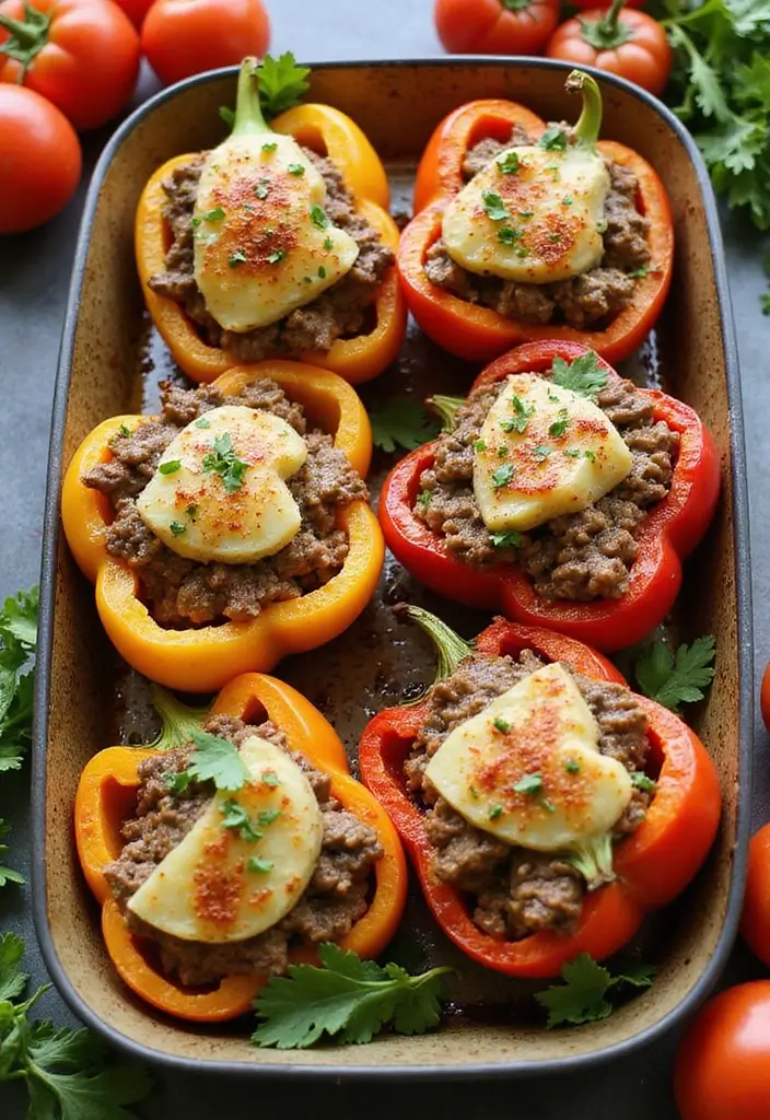 28 Steak and Potato Recipes for True Comfort Food - 22. Steak and Potato Stuffed Peppers