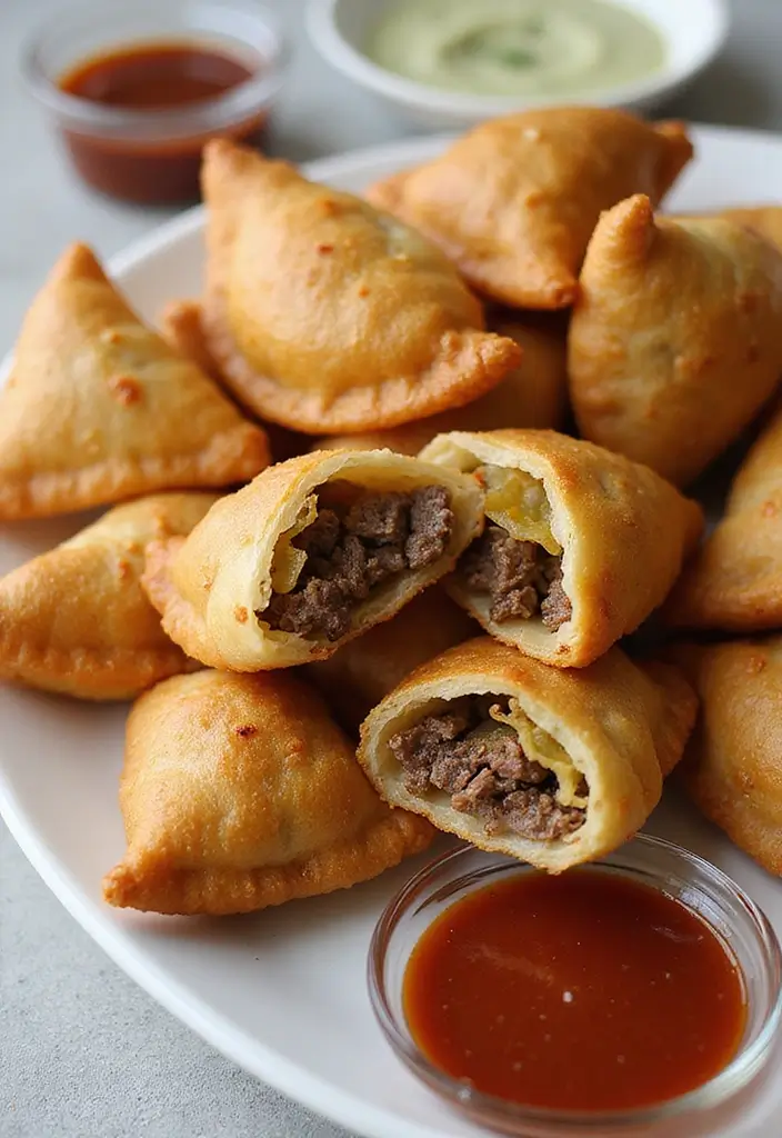 28 Steak and Potato Recipes for True Comfort Food - 23. Steak and Potato Samosas